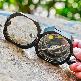 地质锤工具套装帆布收纳包罗盘仪户外D10倍20放大镜三大件勘探工