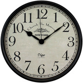 卧室静音挂钟复古挂墙壁钟客v厅家用时钟12寸时尚 钟 创意挂表美式