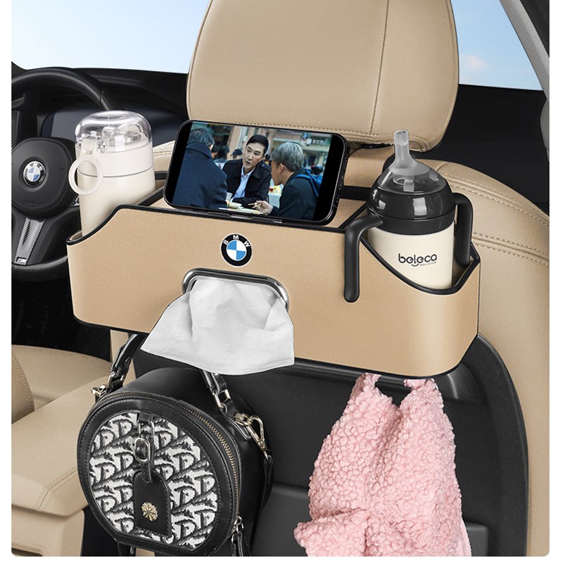 汽车椅背收纳盒挂袋多功能储x物箱车载座椅后背置物盒车内装饰用