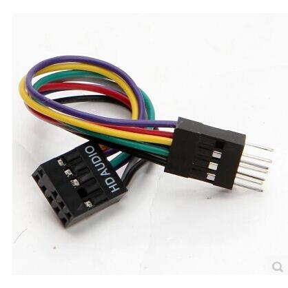 联想 前置音频9针转7针 联想音频线 联想机箱装ATX主板