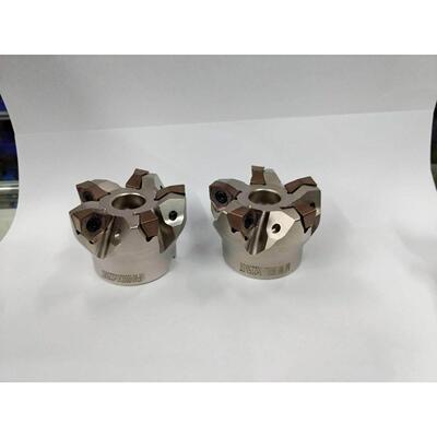 MFWN90度双面六角重切削麪铣刀盘D80-27-7T通配京瓷WNMU080608