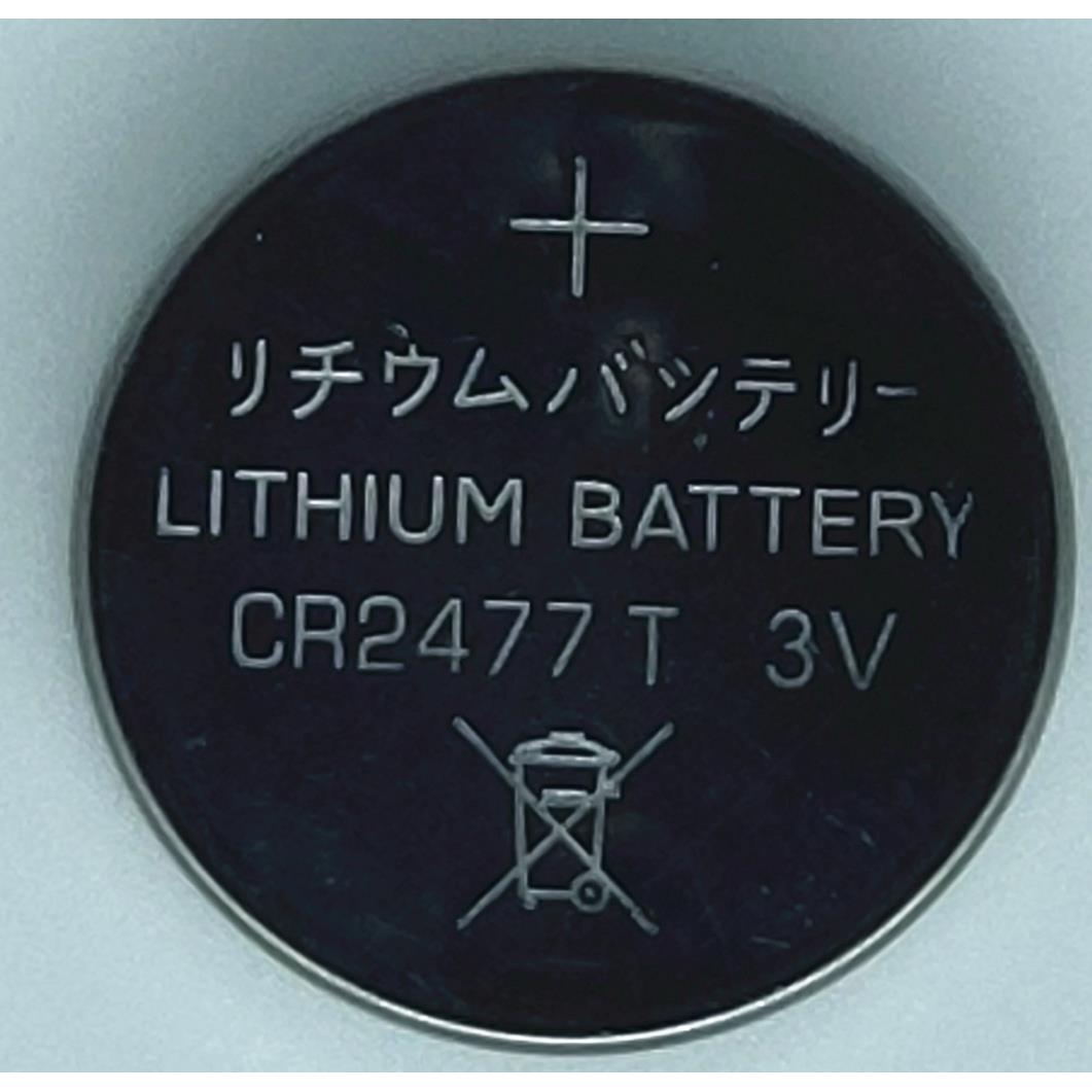 高容量日文CR2477T纽扣电池3V电子钟莲花灯人员定位卡T型仪表仪器