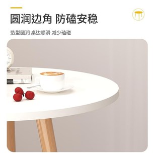 茶几小圆桌简易家用沙发边几床头桌网红卧室简约迷你阳台小桌子