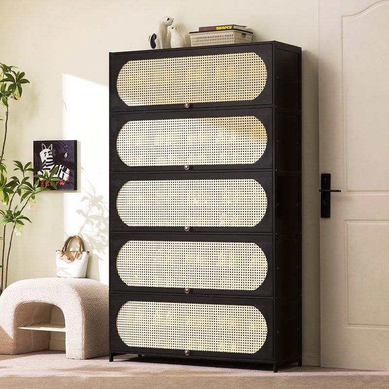 鞋柜家用入户玄关收纳柜防尘大容量落地多层置物鞋架上翻门收纳柜,住宅家具,鞋架,淘宝优惠券,粉丝福利购,淘宝优惠卷