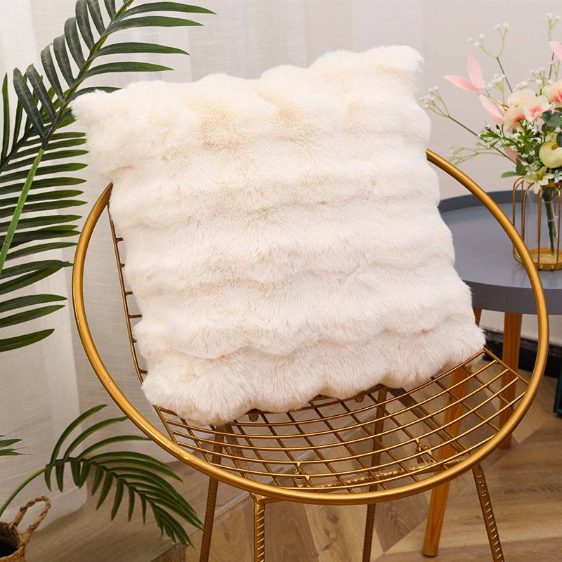 北欧新款仿兔毛泡泡抱枕飘窗毛绒可爱靠枕沙发靠垫牀头少女撸猫感,居家布艺,靠垫/抱枕,淘宝优惠券,粉丝福利购,淘宝优惠卷