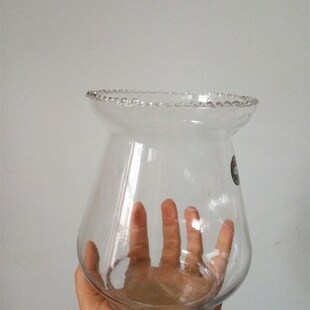 玻璃花盆水培 透明花瓶绿萝红掌花盆水养植物器皿水培植物玻璃瓶