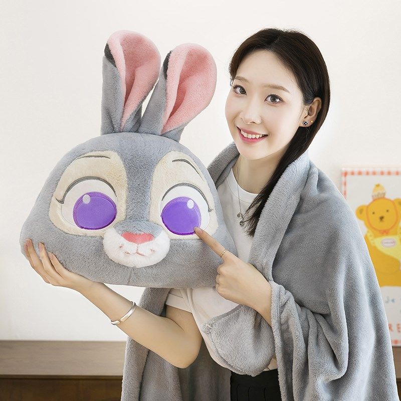 可爱卡通二合一空调被抱枕办公室靠垫车载靠背毯子沙发靠枕送礼物,居家布艺,抱枕被,淘宝优惠券,粉丝福利购,淘宝优惠卷