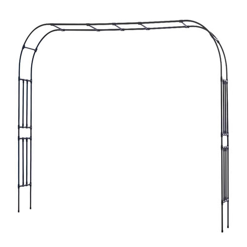 拱门花架月季爬藤架花园拱形支架攀爬铁线莲支撑葡萄架子庭院户外