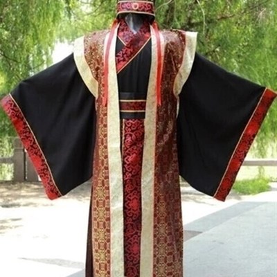 成人古装汉服男国学馆夫子书生直裾大氅官服朝服古代大臣演出服装