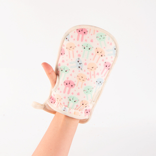 卡通搓澡巾女可爱不伤肤洗澡巾家用双面搓泥搓背擦澡手套搓澡神器