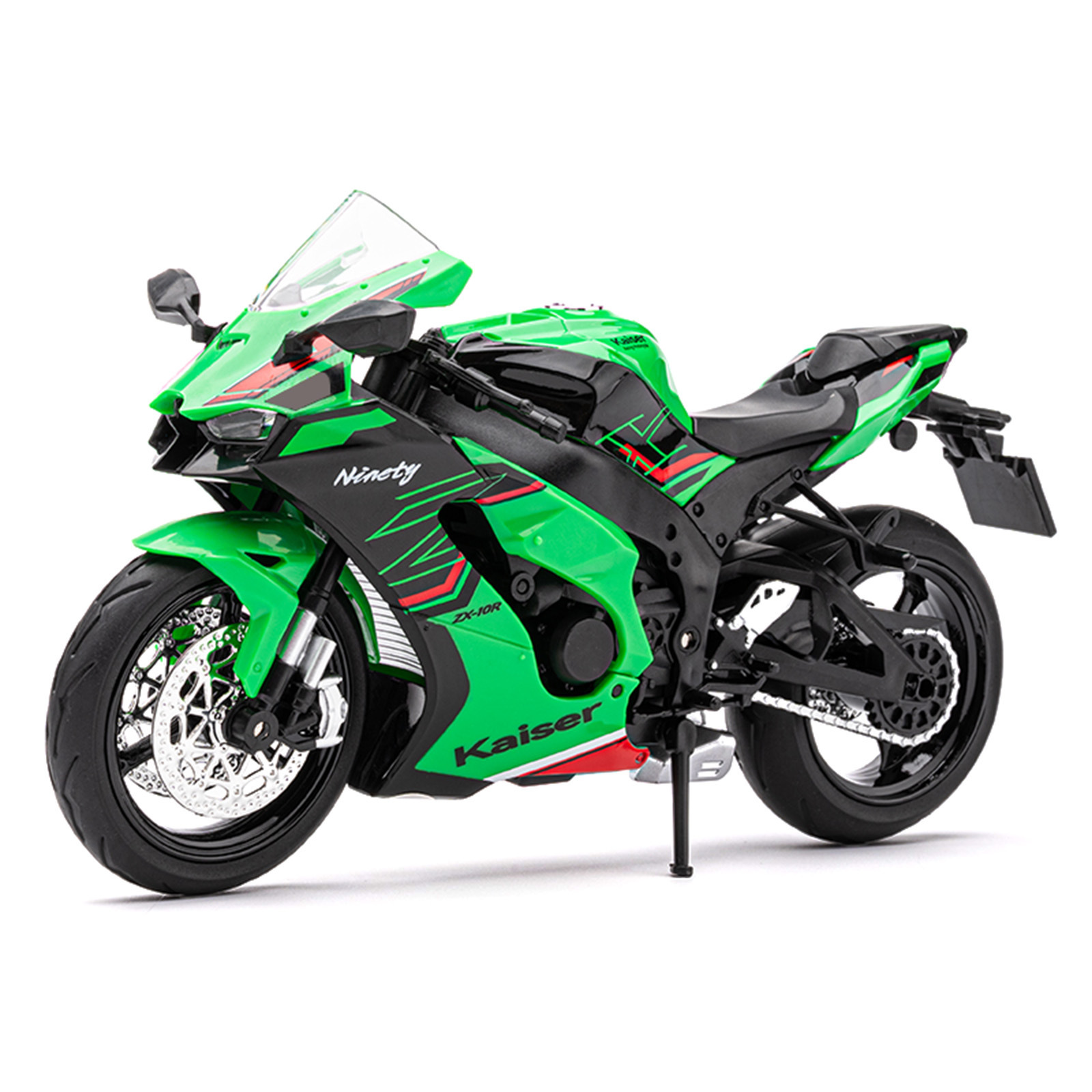 1:12仿真川奇ZX-10R合金机车模型男生玩具摩托车灯光收藏摆件