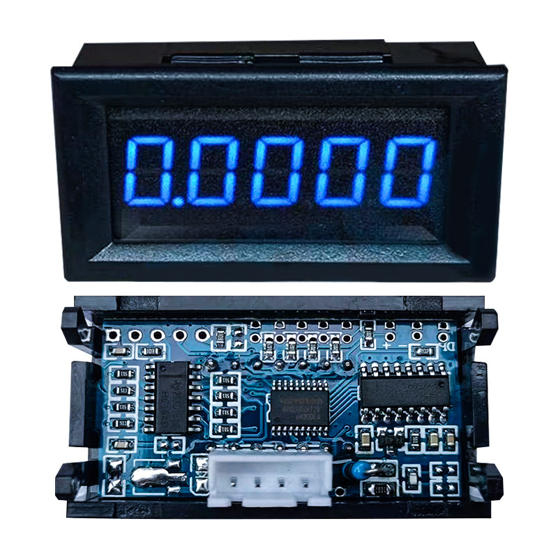 5位高精度直流数显微安毫安电流表超高精密数字S电压表可测负电流