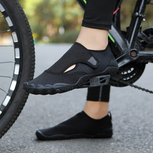 透气休闲Z儿童骑车 男女户外公路山地无锁单车鞋 夏季 自行车骑行鞋