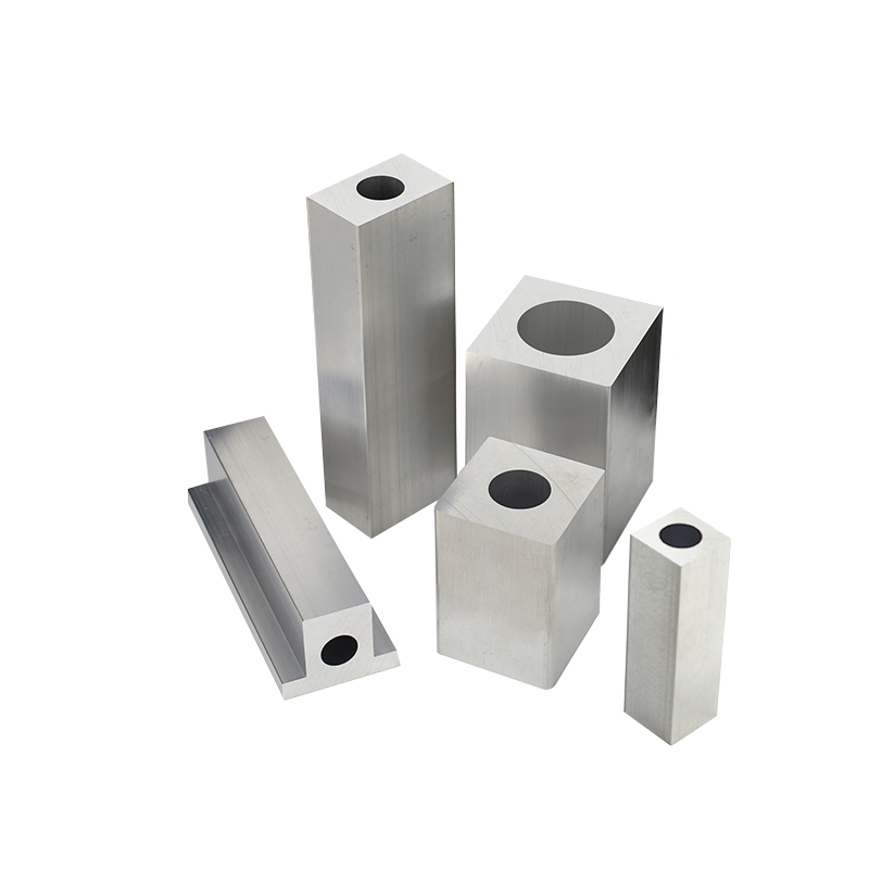 单孔方管铝合金空心50x50厚重型外F方内圆铝型材方形铝条铝块铝管