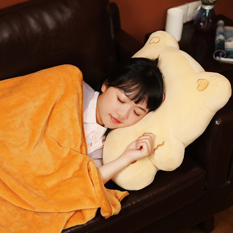 饼干熊沙发飘窗床上抱枕被子两用女生睡觉床头靠S垫靠枕客厅汽车,居家布艺,抱枕被,淘宝优惠券,粉丝福利购,淘宝优惠卷