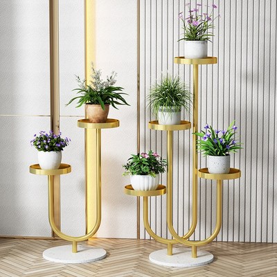 客厅电视机旁边的l置物架电视墙落地摆件艺术轻奢高档高级大件装