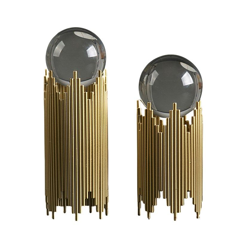 创意透明水晶球玄关摆件客厅电视柜F酒柜桌面装饰轻奢高级感饰品,家居饰品,桌面摆件,淘宝优惠券,粉丝福利购,淘宝优惠卷