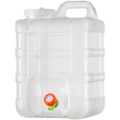 透明塑料加厚户外纯净矿泉空水桶家D用储水用车载大号蓄水箱带龙