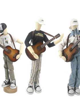 创意手工小e吉他摆件精致吉他礼物可爱掌中小吉他工艺品模型音乐