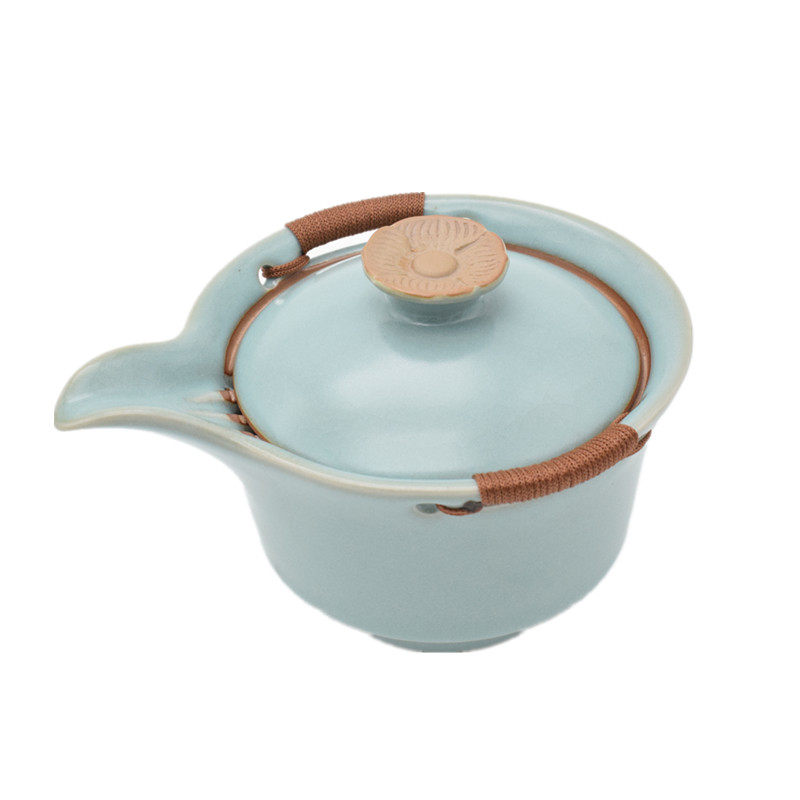 功夫茶具茶壶盖碗单壶带过滤器汝窑陶瓷开M片可养茶壶红茶泡茶壶,餐饮具,茶壶,淘宝优惠券,粉丝福利购,淘宝优惠卷