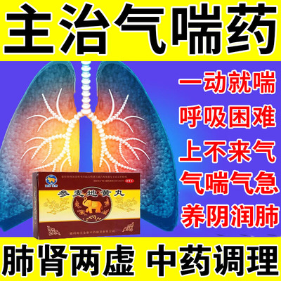 治肺肾虚气喘上不来气的药一动就喘胸闷气短呼吸不畅参麦地黄丸