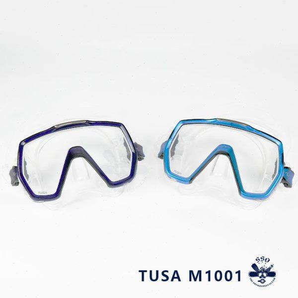 TUSA M1001日本专业钢化玻璃潜水面镜成人儿童水肺浮潜大视野现货