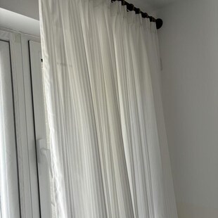 新款 竖百叶纱帘遮光幻影窗帘透光不透人白色飘窗窗纱白纱窗帘成品