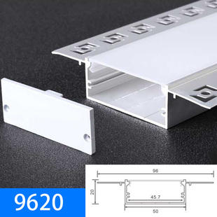 LED线条灯预埋阴角阳角铝合金灯槽嵌入式批灰三角造型铝槽线性灯