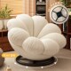 懒人沙发客厅花瓣躺椅可躺可睡卧室单人沙发阳台休闲旋转小沙发椅