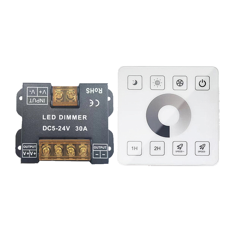 led单色灯带全触摸RF86型面板控制器无极调明暗单色 呼吸闪烁频闪