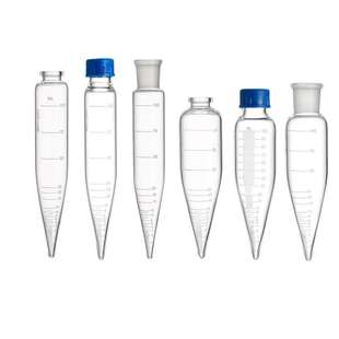 石油离心管尖底离心管100ml高硼硅石油离心管石油离心机用离心管