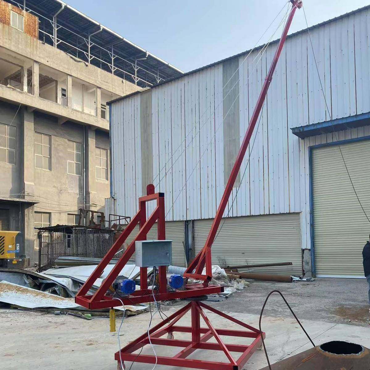 鱼塘吊鱼机海蛎养殖吊装机长臂装车卸货小吊机60旋转带轮子机械,搬运/仓储/物流设备,起重机/吊车/吊机,淘宝优惠券,粉丝福利购,淘宝优惠卷