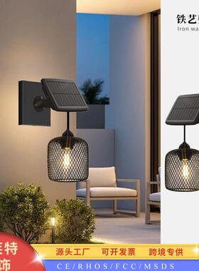 户外壁灯外部防水现代壁灯灯具工业前门廊灯哑光黑色防锈户外灯