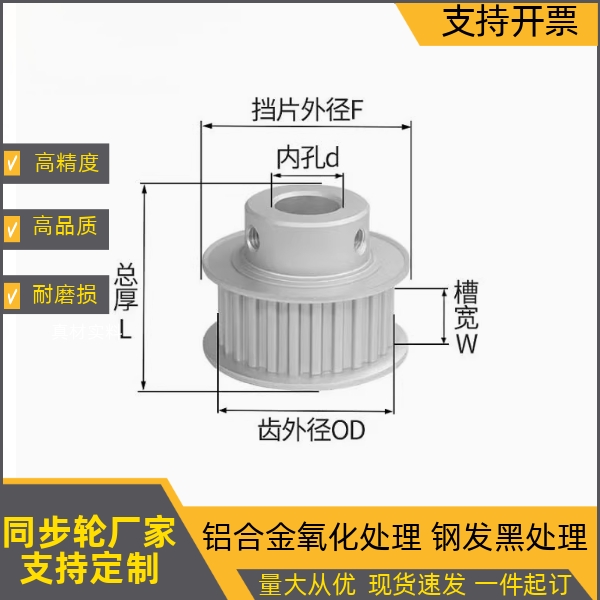 同步轮圆弧齿同步带轮