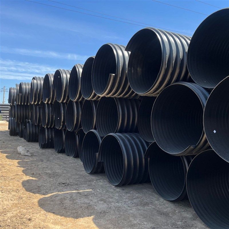 速发D40钢PP0带增强波纹管大口径PE排水排污管道聚乙烯EE螺旋波纹,橡塑材料及制品,亚克力棒,淘宝优惠券,粉丝福利购,淘宝优惠卷