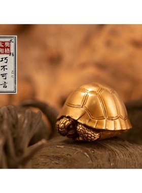 速发OGRM奥格瑞玛涅件青铜小龟家居镇宅男士尚身手把件时随摆槃收