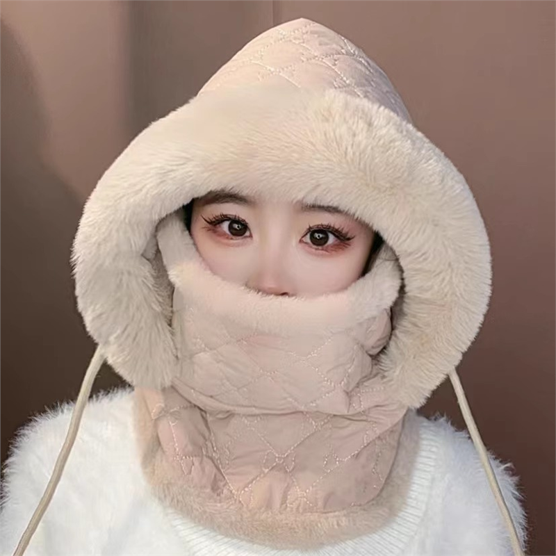 加绒冬天雷锋帽男女款加厚骑行