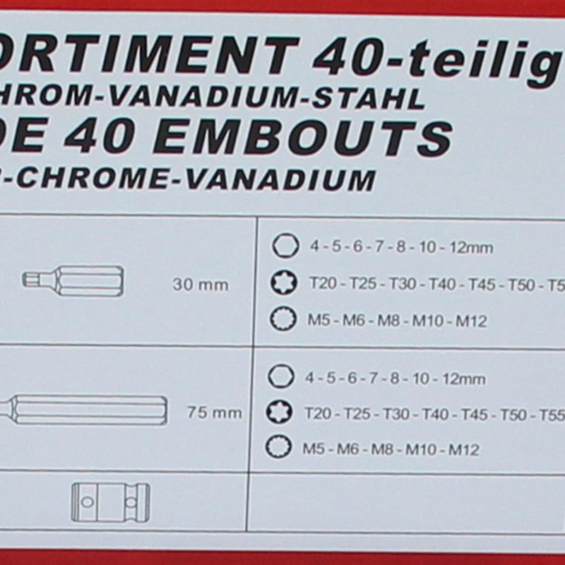 40件装S2钢旋具套筒内六角内六花十二花批嘴星批汽修汽保工具包邮