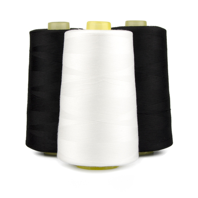 柳青牌涤纶大卷高速 缝纫线 白色 黑色40s/2 16000码一卷 包邮402
