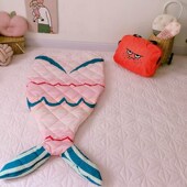 全棉儿童保暖睡袋宝宝睡觉神器小孩防踢被幼儿园便携式 春秋被