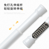 树影卫生间浴室浴帘防水布套装 洗澡间门帘窗帘防霉隔断帘免打孔