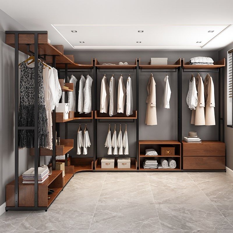 开放式金属衣柜家用卧室挂衣架铁艺衣帽间架子置物架落地转角衣橱,住宅家具,衣帽架,淘宝优惠券,粉丝福利购,淘宝优惠卷