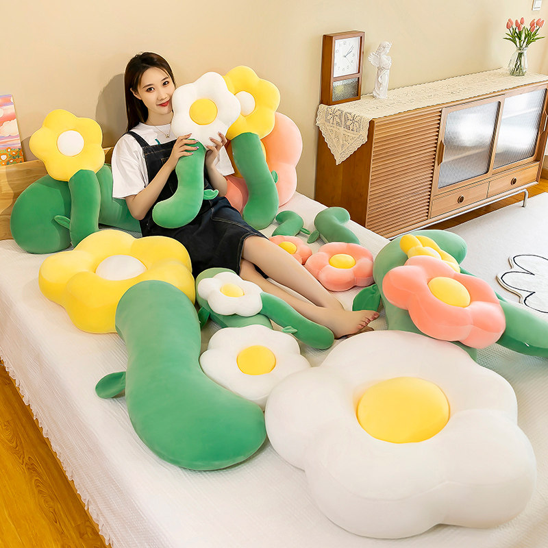 花朵抱枕女生睡觉牀头沙发夹腿宿舍长条牀上大抱抱枕专用神器侧睡,居家布艺,靠垫/抱枕,淘宝优惠券,粉丝福利购,淘宝优惠卷