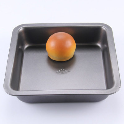 烤盘 烘焙工具 蛋糕模具 蛋糕模 正的8寸正方形不粘烤盘