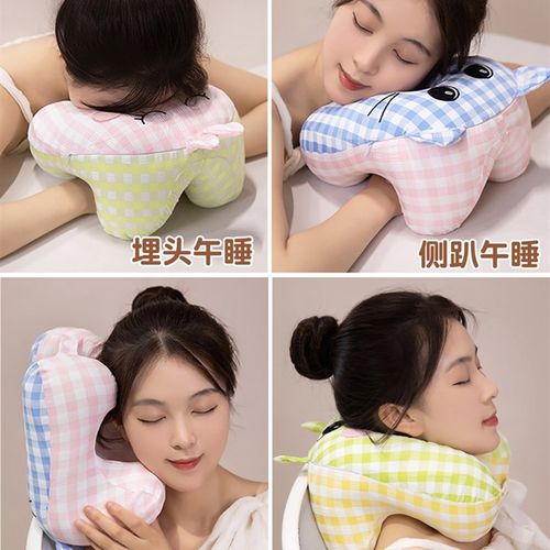 可爱记忆棉午睡枕午休神器学生趴睡枕桌上趴枕办公室抱枕女生睡觉