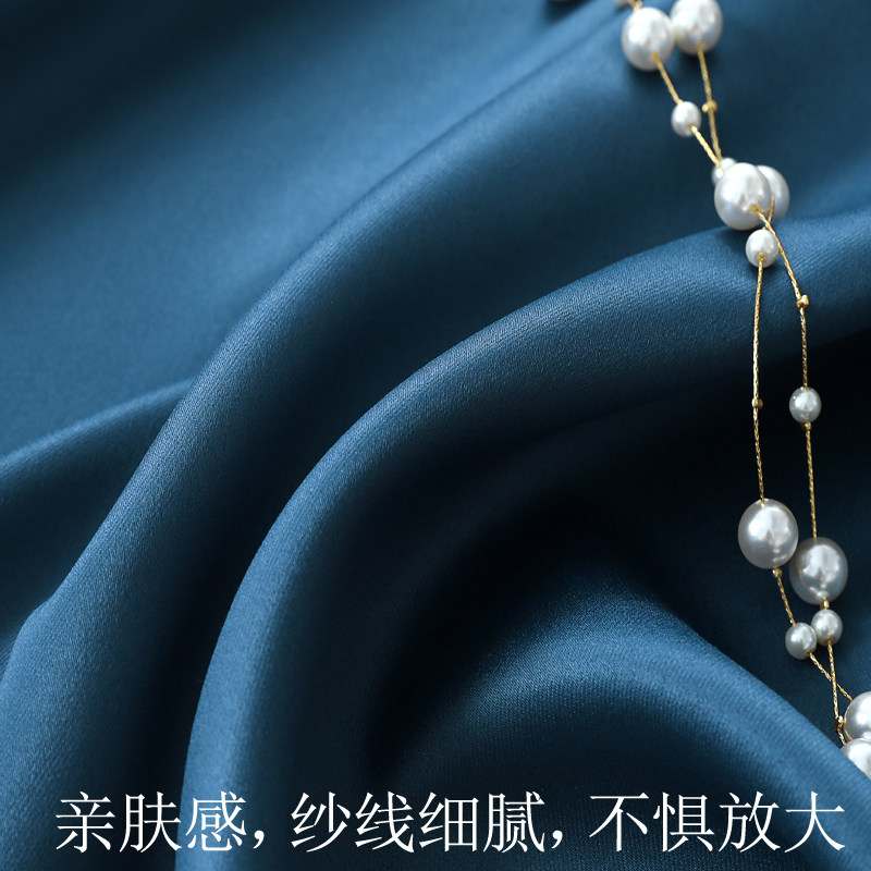 新款加厚全遮光环保遮阳酒店素色卧室客厅落地窗绸缎黑色窗帘成品