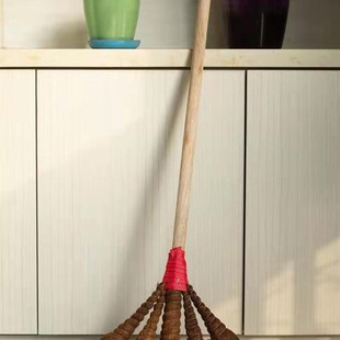 棕毛扫把鬃毛扫把单个棕扫把棕笤帚少把扫把不沾头发的大扫把家用