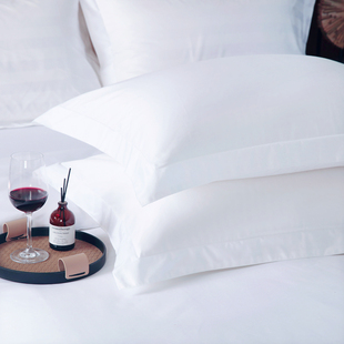 酒店床品四件套宾馆床上用品被子民宿纯白色被套床单名宿全套布草