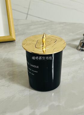 内嵌式香薰蜡烛二合一蜡烛防尘盖聪明盖 聚热防挂壁通用 电镀盖子