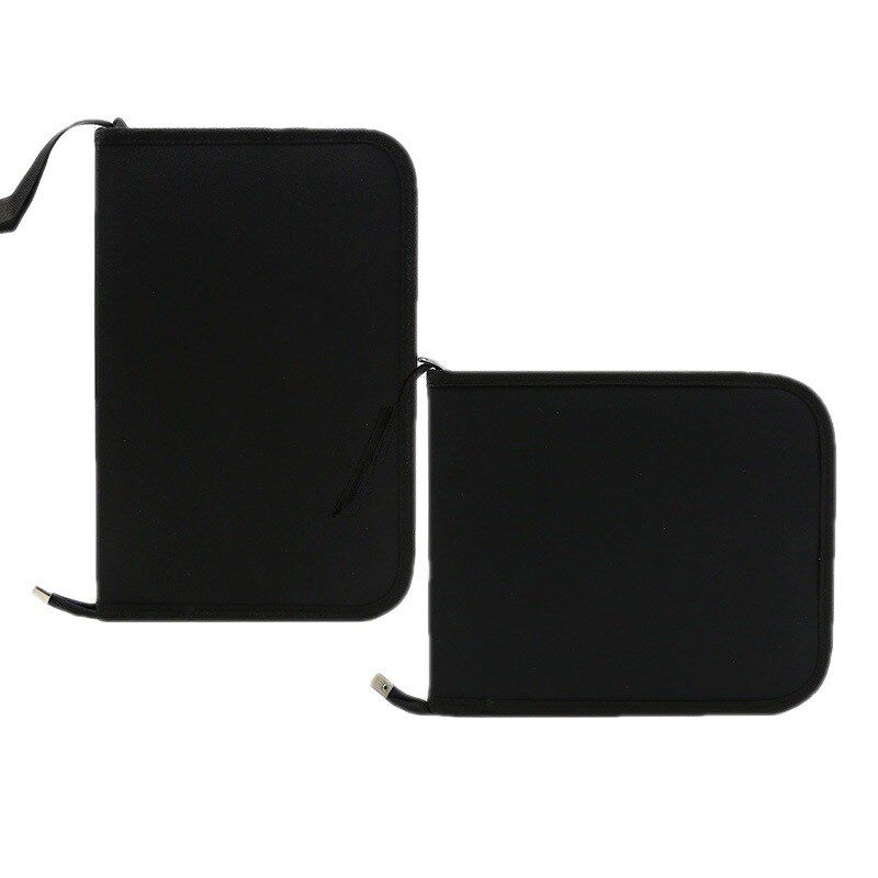 折叠式笔帘彩铅收纳包帆布笔袋美术生专用素描铅笔收纳袋卷笔袋美